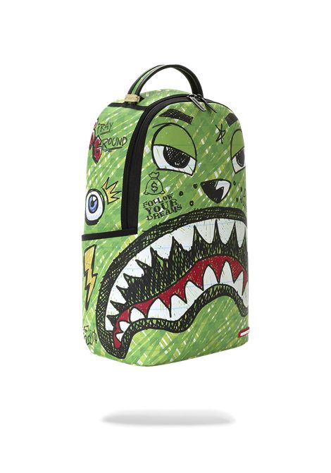 Zaino con stampa SPRAYGROUND | 910B8670NSZMONEY BEAR DOODLE